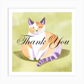 Thank You Card Art Print