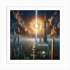 imagine the miracles can you see in the world year2100 Art Print