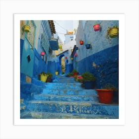 Chefchaouen, Morocco 1 Art Print