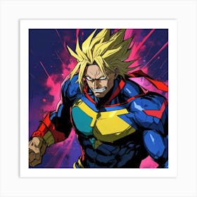 All Might 2 Art Print