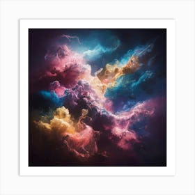 Abstract Nebula Art Print