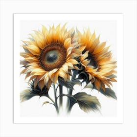 Sunflowers 2 Art Print