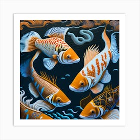 Koi Fish 1 Art Print