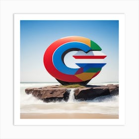 Google Logo 1 Art Print