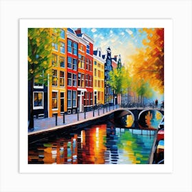 Amsterdam Canal 16 Art Print