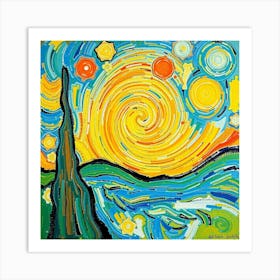 Starry Night 27 Art Print