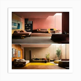 Modern Living Room 152 Art Print