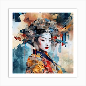 Geisha 6 Art Print