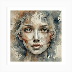 Portrait Of A Woman 52 Art Print