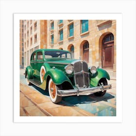 Vintage Car 5 Art Print