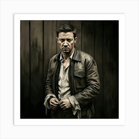 Jeremy Renner 3 Art Print