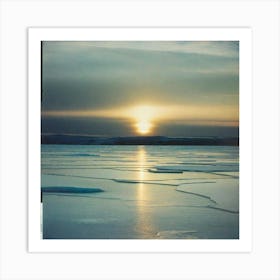 Sunlit over water Art Print