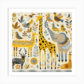 Lush Wildlife 03 Art Print