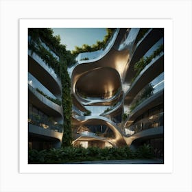 Futuristic Building Art Print