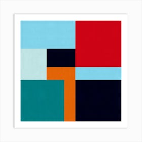 Contemporary modern geometry 9 Art Print