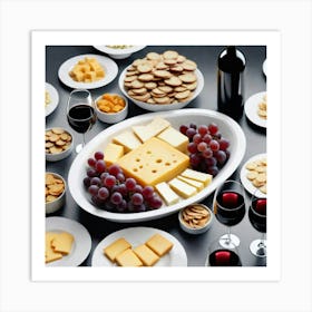 Party Tray Cheeses 2 Art Print