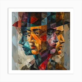 Three Faces Art Print