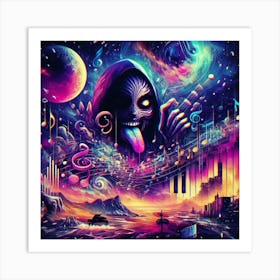 Psychedelic Music Art Print