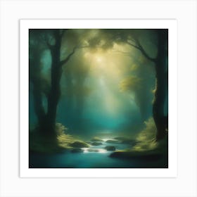 Mystical Forest Retreat 15 Art Print
