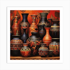 Vases And Pots 1 Art Print