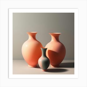 Three Vases Art Print