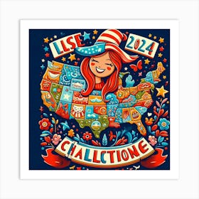 Lisa 2020 Challenge Art Print