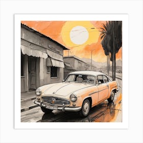 Volvo Car Art Print