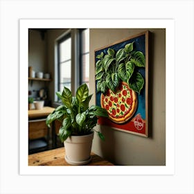 Default Pizza Plant Kitchen Art 3 Art Print