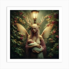 Angel Of The Rain Art Print