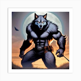 Werewolf 19 Art Print