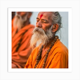 Buddhist Monks 8 Art Print