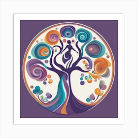 Womantree Art Print