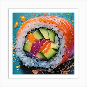 Sushi Roll 4 Art Print