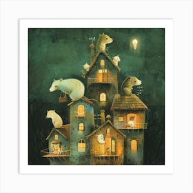 House For Mice Art Print