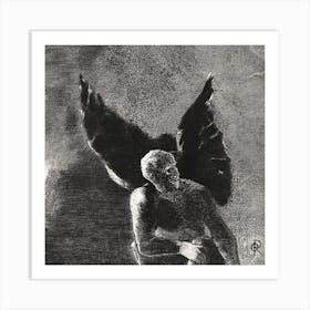 Glory And Praise To You, Satan, In The s Of Heaven, Where You Reigned, And In The Depths Of Hell, Where, Vanquished, You Dream In Silence (1890), Odilon Redon Art Print