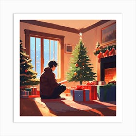 Christmas Tree 28 Art Print