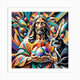Jesus Easter Painting Art Print