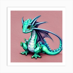 Baby Dragon Art Print