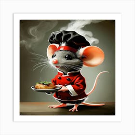 Chef Mouse 3 Art Print