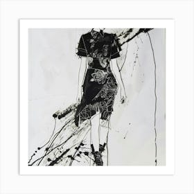 Fashion Drawing Art Print