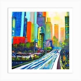 Cityscape Art Print