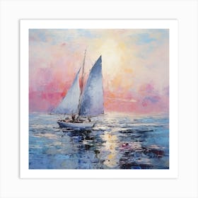 Tapestry of Tranquility: Aronson's Voyage Art Print