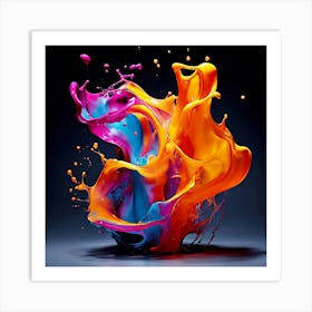 Splash Of Color Art Print