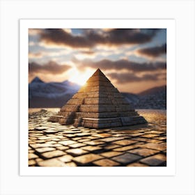 Pyramid Of Giza 3 Art Print