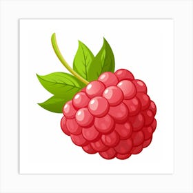 Raspberry Art Print