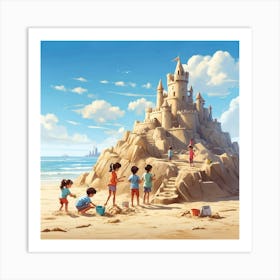 Sand Castle Art Print