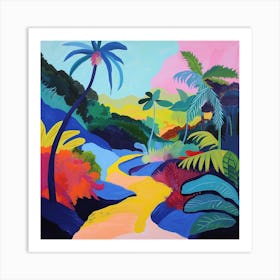 Abstract Travel Collection Panama 1 Art Print