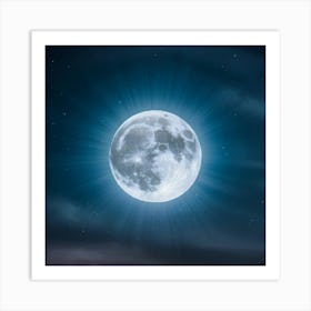 Full Moon 10 Art Print