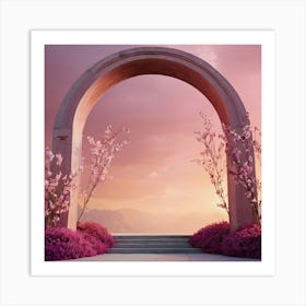 Archway Stock Videos & Royalty-Free Footage 54 Art Print