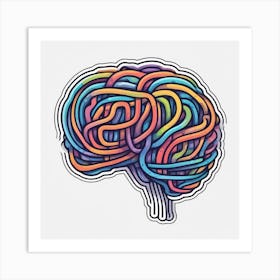 Brain Painting 7 Art Print